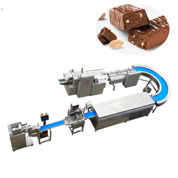 Barra recubierta de chocolate de la proteína de la energía de la fruta P307 que hace la máquina 0