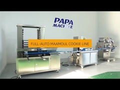 Cadena de producción automática completa de Maamoul del fabricante del Mooncake para las ventas