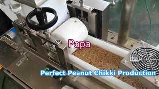 Vídeo de prueba de la línea de productos Papa Small P320 Peanut Chikki